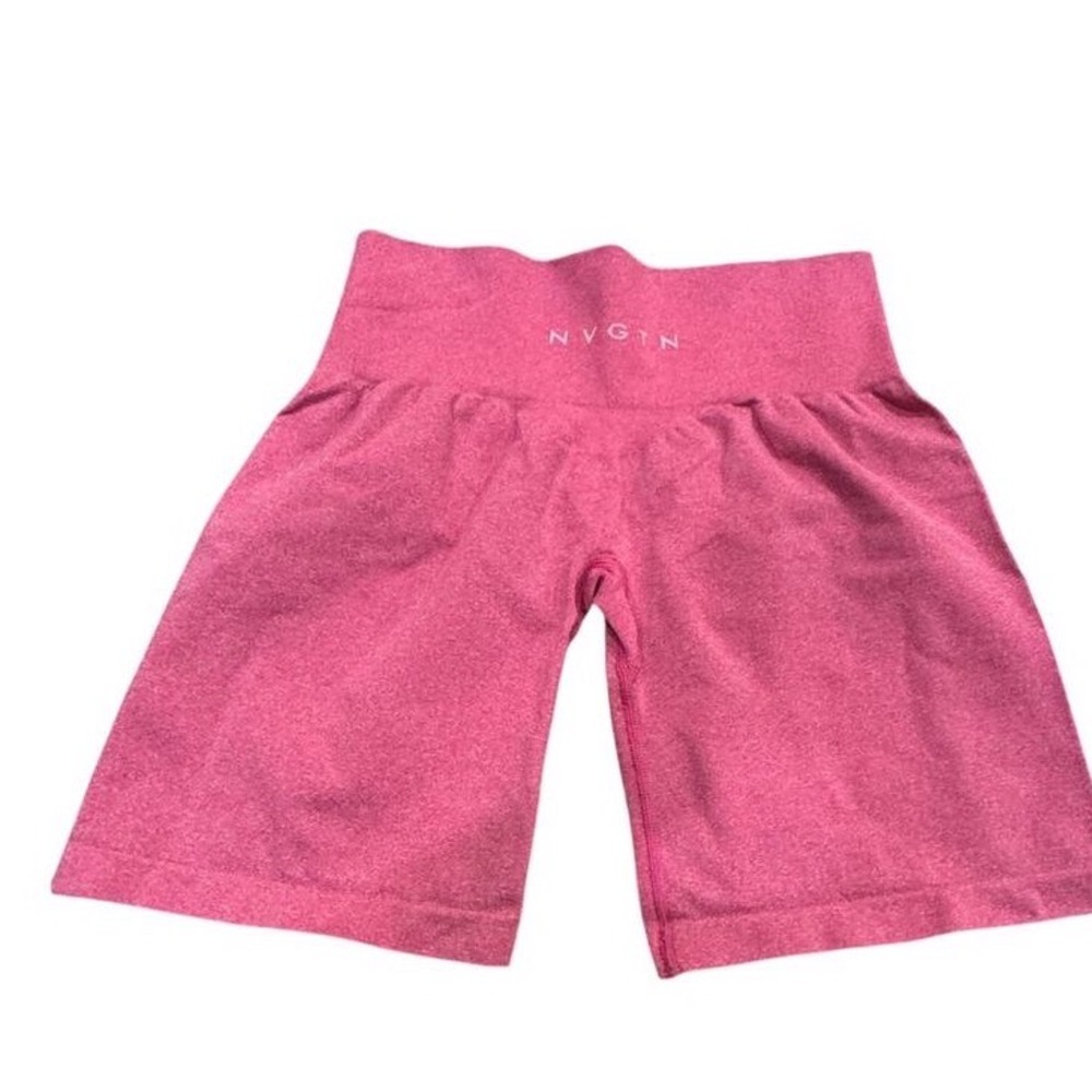 NVGTN Pink Crimson Seamless Pro Tight Biker Athletic Short Size Small